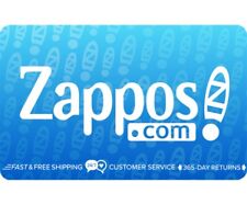 $100 Zappos Gift Card - Brand Name Shoes & Clothing- E Gift Email & Physical