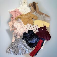 17 Items Baby Girls Size 0-3 Months Clothes Bundle - Mixed Brands