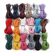 10 Meters/lot Colored Fake Leather Cord Jewelry Making Base Wire Rope Thread New