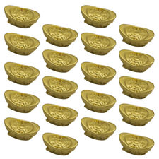 10 Pcs Golden Ingot Charms Craft Accessories Diy Jewelry Making Accessory