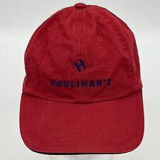 Houlihans Hat - Vintage Y2K Red Cotton StrapBack Baseball Cap