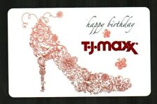 T.J.MAXX Happy Birthday, Flowers Forming Women's Shoe ( 2010 ) Gift Card ( $0 )