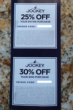 Jockey coupons ~ underwear panties bra boxer brief shirt tank top socks exp 8/31