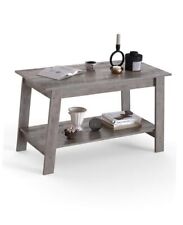 Coffee Table with Storage Shelf, 2-Tier Coffee Tables for Living Room, - Miami - US