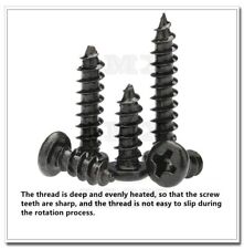 Black Phillips Pan Head Self tapping screws M1 M1.2 M1.4 M1.5 M1.7 M2 M2.5 M3 - Monroe Township - US