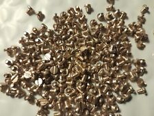 #2-56 X 1/8 Machine Screws, Pan Head, Slotted, Solid Brass, SELECT QTY - Gaylord - US"