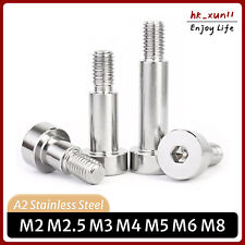 Shoulder Bolt Screws Stainless Steel M2 M2.5 M3 M4 M5 M6 M8 - Allen Socket Head - CN