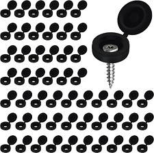 100Pcs Screw Caps, 4Mm ID Plastic Hinged Screw Cover Caps, Folding Shutter Screw - Miami - US