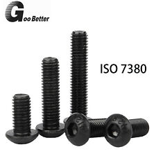 M4 M5 M6 M8 Socket Button Head Screws 10.9 High Tensile Black Allen Bolts - CN