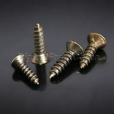 Vintage Bronze Mini Phillips Flat Countersunk Head Self Tapping Screws Antique - CN