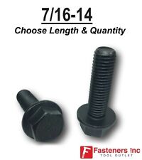 7/16-14 Grade 8 Flange Frame Bolt Black Phosphate & Oil (All Sizes & Qty's 7/16 - Redding - US"