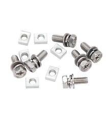 6-Pack Motorcycle Battery Terminal M6 x16mm Square Nut Kit Stainless Steel 304 - US