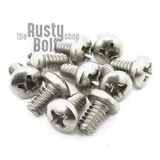 #6-32 x 1/4, Phillips Pan Head Screws, A2 304 18-8, Stainless Steel - Lawrenceville - US"