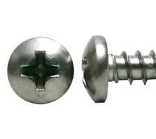 Pan Head Phillips Sheet Metal Screws Stainless Steel #10 x 1/2 Qty-100 - Pasadena - US"