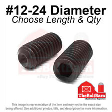 #12-24 Alloy Cup Point Allen Socket Set Screw Coarse Black Oxide (Pick Size) - Cleveland - US