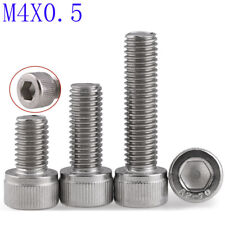 M4 - 0.5 Fine Thread 304 Stainless Steel Socket Head Caps Screws Metric DIN912 - 光明区 - CN