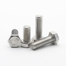 M9 Hexagon Head Bolts 304 Stainless Steel Hex Head Screws Pitch 1.0 / 1.25 - CN