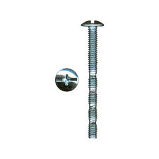 #8-32 x 1-3/4 Screw, Truss Head Phillips, Slotted, Break-Away, Zinc - Irvine - US"