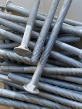 (10) 1/2-13 x 8 Hot Dipped Galvanized Carriage Bolt A307 with nuts and washers - Munster - US"