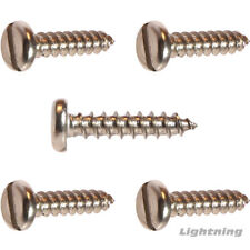 Slotted pan Head Sheet Metal Tapping Screw Stainless Steel #6X3/8 Qty 250 - West Hempstead - US"