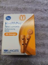 2 Kroger Health Pro 33 Gauge Twist Lancets 100ct EXP. 11/20/2024free shipping - Hampton - US