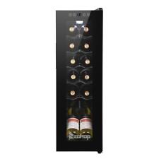 Smart 12 Bottle Compressor Wine Cooler Refrigerator LED Temperature Control Home - Flanders - US