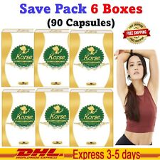 6 x Korse By Herb Weight Control Block Burn Build Break Detox Dietary Supplement - Toronto - Canada