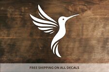 Minimalistic Hummingbird Vinyl Decal | Hummingbird Bumper Sticker | Nature Decor - Mammoth Lakes - US