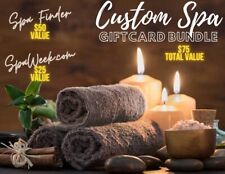 ✨ Custom Spa Giftcards Bundle ✨ Spa Finder/SpaWeek.com $75 Value *READ DETAILS*