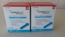 Cardinal Health 30 Gauge Lancets, Universal (2 Boxes of 100 Each), New Free Ship - Spring Hill - US