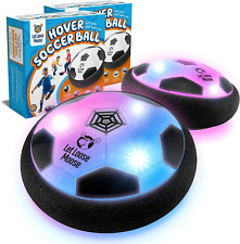 Set of 2 LED Hover Soccer Ball Toys for Kids - Fun Soccer Training Equipment - Las Vegas - US