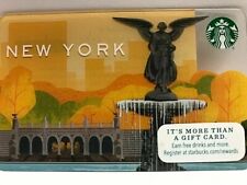 2014 Starbucks NEW YORK City card, No swipes, pin intact, NEW