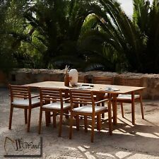 Bolivia Outdoor Set Chairs and Table, Teak Wood Minimalist Patio Furniture - Toronto - Canada