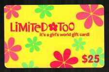 LIMITED TOO It's a Girl's World 2007 Gift Card ( $0 - NO VALUE )