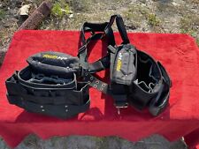 AWP HP GENERAL CONSTRUCTION TOOL RIG BELT HARNESS DOUBLE POUCH COMPARTMENTS