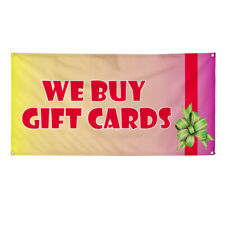 Vinyl Banner Multiple Sizes We Buy Gift Cards Advertising Printing B Business
