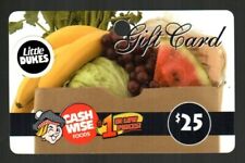 CASH WISE FOODS / LITLE DUKES Fresh Produce ( 2003 ) Gift Card ( $0 - NO VALUE )