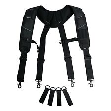 KUNN Tool Belt Suspenders Padded Carpenter Construction Electrician Work Susp...