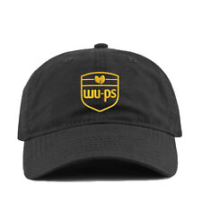 Wu Tang Clan WU-PS Dad Hat Black w/ YELLOW logo BRAND NEW