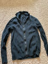 Express Brand Zip-Up Sweater Jacket Black Adult Small