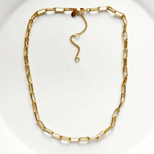 16 Madewell Gold Plated Chain Necklace Gift Vintage Women Party Holiday Jewelry"