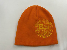 New Nesta Brand Quality Logo Knit Clothing Orange Beanie One Size