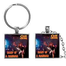 Ozzy Osbourne Diary of a Madman Album Cover Image Keychain or Necklace Jewelry