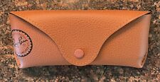 RAY-BAN BROWN Luxottica Soft Snap CASE w/CLEANING CLOTH for Sunglasses BRAND NEW