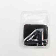 Pilot Automotive Chrome No. 4 Peel and Stick Decorative Car Emblem - IP-556N4