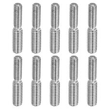 10pcs M5x0.8 to M6x1.0 Double End Threaded Stud Screw Bolt Rod Adapter 30mm Long - CN