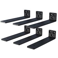 6 Inch Minimalistic Floating Shelf Brackets, Heavy Duty Hidden Bracket for Sm... - Mumbai - India