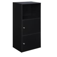 Convenience Concepts Storage Cabinet 16.5 x 35.13" Shelves Particle Board Black - Toronto - Canada"