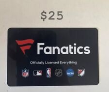 $25 Fanatics gift card - Fanatics.com