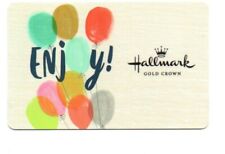 Hallmark Gold Crown Enjoy! Balloons Gift Card No $ Value Collectible